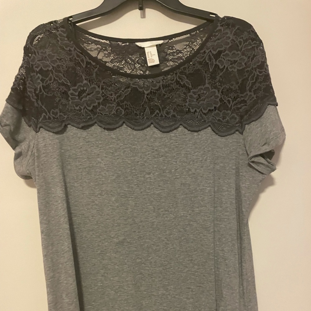 Lace top shirt